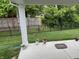Picture of a cozy patio with a lush green backyard area and privacy fence, perfect for outdoor enjoyment at 200 Mission Terrace Dr, Whiteland, IN 46184