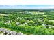Beautiful aerial view of a lush, green neighborhood with mature trees and well-maintained homes at 201 Angela Ct, Noblesville, IN 46062