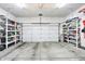 Clean and organized garage space with shelving at 201 Angela Ct, Noblesville, IN 46062
