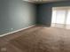 Spacious living room with carpet and neutral walls at 213 Golf Ct, Greenwood, IN 46143