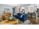 Open concept living room showcasing kitchen area at 2521 Mcleay Dr, Indianapolis, IN 46220
