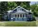 Charming two-story home featuring a blue exterior, bright windows, and a well-manicured lawn at 3934 N Kenwood Ave, Indianapolis, IN 46208