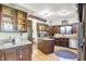 Well-appointed kitchen with stainless steel appliances and ample cabinet space at 415 Woodhill Dr, Indianapolis, IN 46227