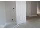Hallway with white trim, baseboards, and doors at 4290 Ironclad Dr, Bargersville, IN 46106