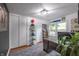 Bright bedroom with sleek design, desk, and ample closet space for storage at 5601 Rosslyn Ave, Indianapolis, IN 46220