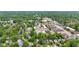 Aerial view of a tree-lined neighborhood close to shopping and amenities at 6045 Dewey Ave, Indianapolis, IN 46219