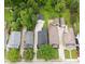 Aerial view showcases the property's well-maintained yard and surrounding neighborhood at 6045 Dewey Ave, Indianapolis, IN 46219