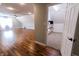 Finished attic with wood floors, recessed lights, access to hallway and crawlspace at 7093 Republic Ln, Indianapolis, IN 46259