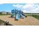 Community playground including modern slides, swings, and playground equipment at 7226 Sayers Rd, Indianapolis, IN 46259