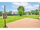 Enjoy the outdoors in this backyard with a wood deck and a play structure at 8684 Captain Dr, Avon, IN 46123