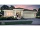 Charming single-story home with a brick facade, covered entry, and well-manicured lawn at 8684 Marietta Ln, McCordsville, IN 46055