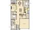 Detailed floor plan of the layout featuring the bedrooms, kitchen, living room and owner's suite at 8684 Marietta Ln, McCordsville, IN 46055