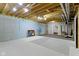 Unfinished basement area offering plenty of room for storage or future renovation at 8723 Bergeson Dr, Indianapolis, IN 46278