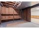 Unfinished basement space with shelves and exposed framing at 8934 Pinyon Ct, Indianapolis, IN 46260