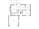 Detailed floor plan highlights a spacious layout with a Gathering room, kitchen, dining room, and garage at 8934 Pinyon Ct, Indianapolis, IN 46260