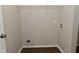 The laundry room has white walls and tile floors at 9206 Huntleigh Cir, Plainfield, IN 46168