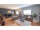 Spacious living room and dining area with modern decor, comfortable seating, and ample space at 935 Northwich Ave, Westfield, IN 46074