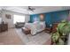 Inviting bedroom with panel accent wall, natural light, and plenty of space at 935 Northwich Ave, Westfield, IN 46074