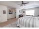 Bright bedroom featuring vaulted ceiling, natural light, and soothing color palette at 935 Northwich Ave, Westfield, IN 46074