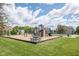 A lively community playground offers a safe and fun environment for , surrounded by well-maintained lawns and trees at 935 Northwich Ave, Westfield, IN 46074