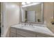 Bathroom featuring a vanity with marble countertop and stainless steel faucet at 9390 N State Road 39, Lizton, IN 46149