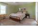 Cozy bedroom with a comfortable bed and serene decor at 9390 N State Road 39, Lizton, IN 46149