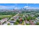Amazing aerial view of the home, showing the proximity to downtown Indianapolis, Indiana at 1027 Hosbrook St, Indianapolis, IN 46203