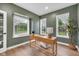 Well-lit home office features a window seat, creating a productive and inviting workspace at 1027 Hosbrook St, Indianapolis, IN 46203