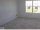 Blank canvas bedroom with blank walls ready for personalization and decor ideas at 12403 Fresh Stock Dr, Noblesville, IN 46060
