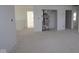 Spacious living room with neutral walls, awaiting your personal touch and design ideas at 12403 Fresh Stock Dr, Noblesville, IN 46060