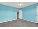 Bedroom with bright walls, neutral carpet, with views into an adjoining hallway at 1384 Horse Shoe, Greenwood, IN 46143