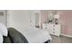 Bright bedroom offers a white dresser with ample storage, closet access, and carpet flooring at 15344 Cardonia Rd, Fishers, IN 46037