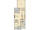 First floor layout featuring the kitchen, great room, study, bedroom, garage, and covered patio at 15344 Cardonia Rd, Fishers, IN 46037