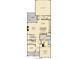 Floor plan of the first floor featuring a spacious living area and owner's suite with a tray ceiling at 15360 Cardonia Rd, Fishers, IN 46037