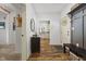 Cozy entryway featuring a custom hall tree and seamless access to the home's interior at 170 W Broadway St, Greenwood, IN 46142