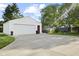 Spacious detached garage with a basketball hoop, offering ample parking and recreation space at 170 W Broadway St, Greenwood, IN 46142