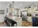 Charming kitchen featuring granite countertops, stainless steel appliances, and custom cabinets at 170 W Broadway St, Greenwood, IN 46142