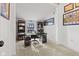 Bright office space featuring built-in shelving and natural light at 170 W Broadway St, Greenwood, IN 46142