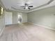 Bedroom featuring neutral paint and adjoining bathroom at 1843 Winchester Blvd, Avon, IN 46123