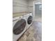 Laundry room featuring washer, dryer, and wood countertop at 1843 Winchester Blvd, Avon, IN 46123