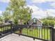 Relaxing backyard view from the patio at 2222 Pleasant St, Indianapolis, IN 46203