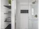 Modern tiled shower with new fixtures at 2222 Pleasant St, Indianapolis, IN 46203