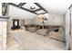 Spacious living room featuring a brick fireplace and comfortable seating at 28 Patriot Ct, Greenfield, IN 46140