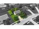 Aerial view of home with a green, well-manicured lawn and mature trees at 319 Mcintosh Ln, Westfield, IN 46074
