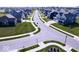 Planned community featuring well-manicured lawns, sidewalks, and consistent architectural design at 4250 Ironclad Dr, Bargersville, IN 46106