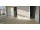 Bright bedroom with neutral walls, white trim, and a doorway leading to the bathroom at 4250 Ironclad Dr, Bargersville, IN 46106