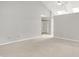 Spacious main bedroom with neutral carpet and a large closet for ample storage at 4506 Tarragon Dr, Indianapolis, IN 46237