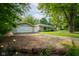 Charming ranch-style home with detached garage and mature trees in a serene, landscaped setting at 5160 N High School Rd, Indianapolis, IN 46254