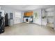 Spacious laundry room with washer, dryer, laundry sink and lots of room at 5160 N High School Rd, Indianapolis, IN 46254