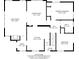 Detailed floor plan of the first floor with room dimensions at 521 Kessler Blvd E Dr, Indianapolis, IN 46220
